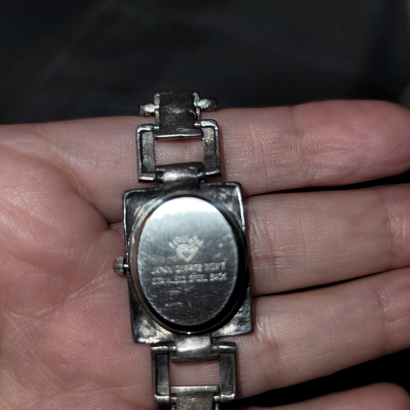 Sterling silver watch with marcasite and amethyst stamped 925💜 - Picture 6 of 10